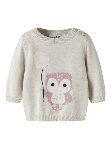 [01-38824.1] Baby Pullover mit Eule (80)