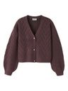 Strickjacke mit Perle Knöpfe