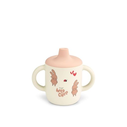 [01-38857.1] Kinder Schnabelbecher aus Silikon (Rosa)