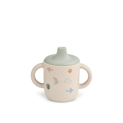 [01-38857.2] Kinder Schnabelbecher aus Silikon (Mint)