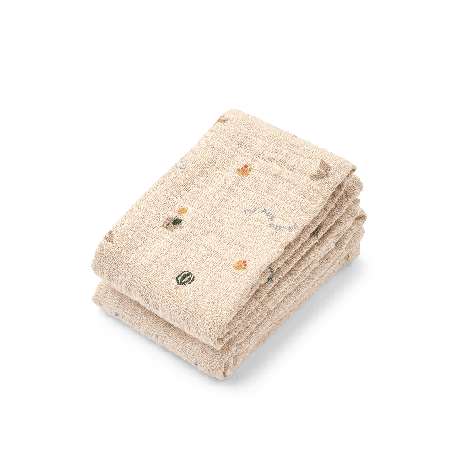 [01-38858.1]  2er-Set Nuschis mit Print (Blau)