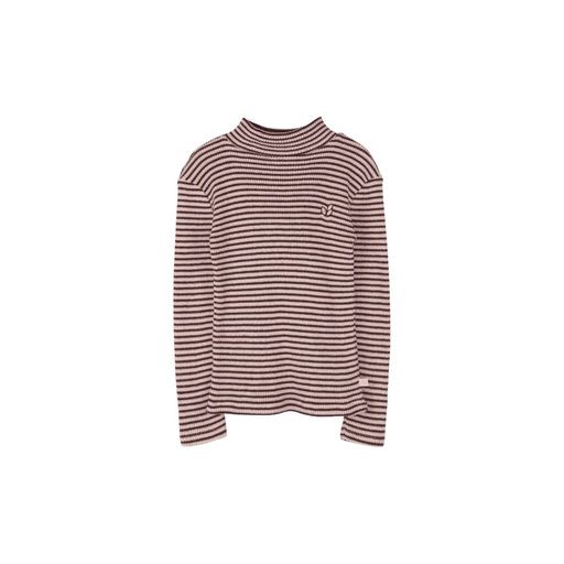 [01-38871.0] Langarmshirt Stehkragen Gestreift (122-128)