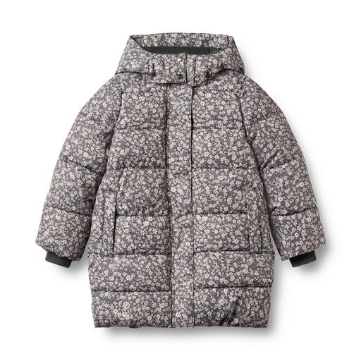 [01-38882.1] Warmer Mädchen Wintermantel Geblümt (128)