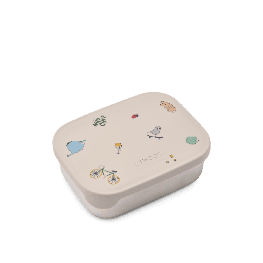 [01-38859.1] Kinder-Lunchbox mit Allover-Print (Creme)