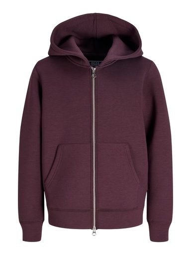 [01-38928.2] Kapuzenjacke aus Scuba-Sweatstoff (Bordeaux, 128)