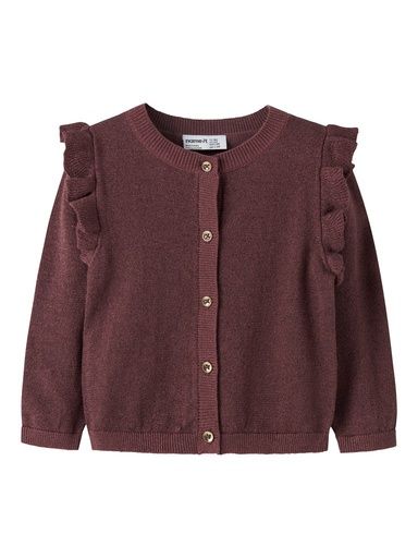[01-38935.0] Strickjacke mit Rüschen und Glitzer (92)