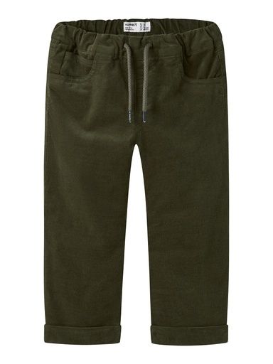 [01-38936.1] Knaben Cordhose mit Umschlag (Khaki, 104)