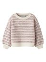 Mädchen Strickpullover Streifen