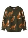 Knaben Pullover Fuchsjacquard