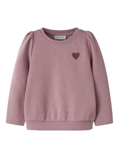 [01-38949.0] Mädchen Sweatshirt mit Herzstickerei (Rosa, 92)