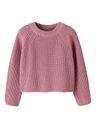 Kurzer Strickpullover Uni