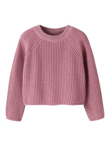 [01-38951.0] Kurzer Strickpullover Uni (Rosa, 92)