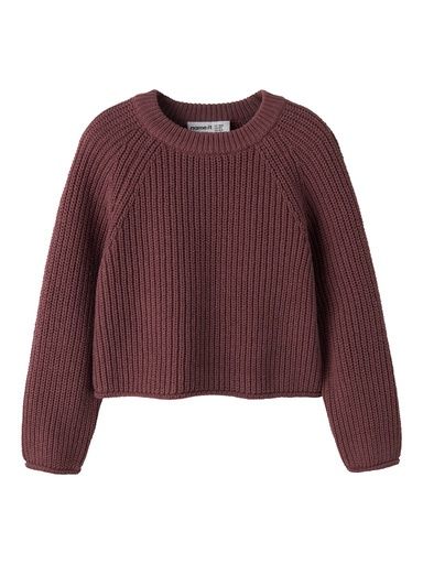 [01-38951.10] Kurzer Strickpullover Uni (Bordeaux, 98)