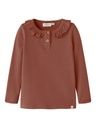 Weiches Langarmshirt mit Rüschen
