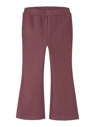 [01-38984.1] Mädchen Sweathose Rippe mit Schlag (Bordeaux, 110)