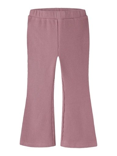 [01-38984.10] Mädchen Sweathose Rippe mit Schlag (Rosa, 116)