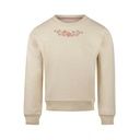 Mädchen-Sweatshirt mit Blumenstickerei