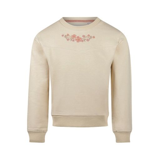 [01-39000.0] Mädchen-Sweatshirt mit Blumenstickerei (98)