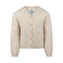 Mädchen-Strickjacke mit Struktur