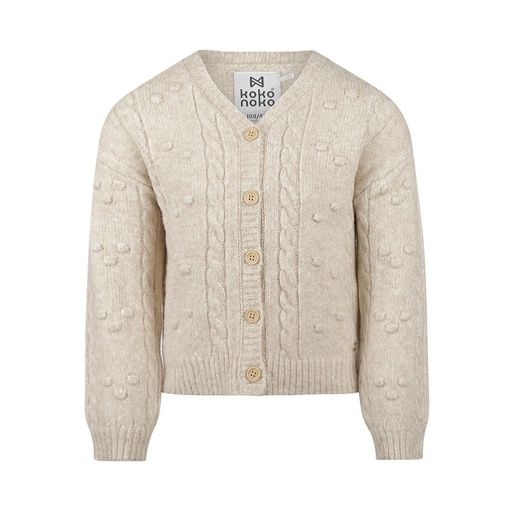 [01-39001.0] Mädchen-Strickjacke mit Struktur (98)