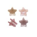 4-Pack Glitzersterne-Haarklammern