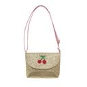 Glitzernde Handtasche mit Kirschen