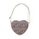 Leopard Herz-Handtasche