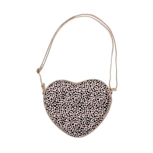 [01-39033.0] Leopard Herz-Handtasche