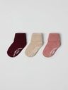 3-er Pack Antirutsch-Socken Bio-Baumwolle