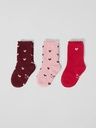 3er-Pack Kindersocken mit Herzmotiv