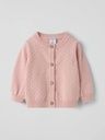 Baby-Feinstrick-Cardigan Bio-Baumwolle