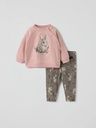 Baby-Set Langarmshirt und Leggings Hasenmotiv