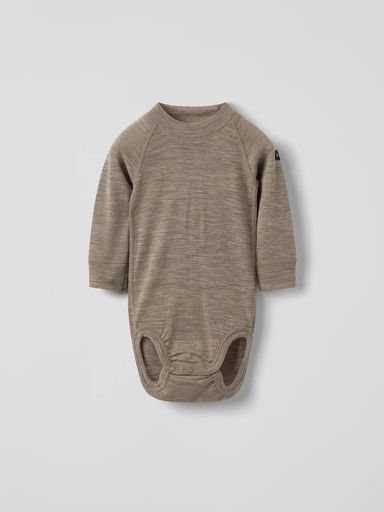 [01-39098.1] Babybody langarm aus Merinowolle (50-56)