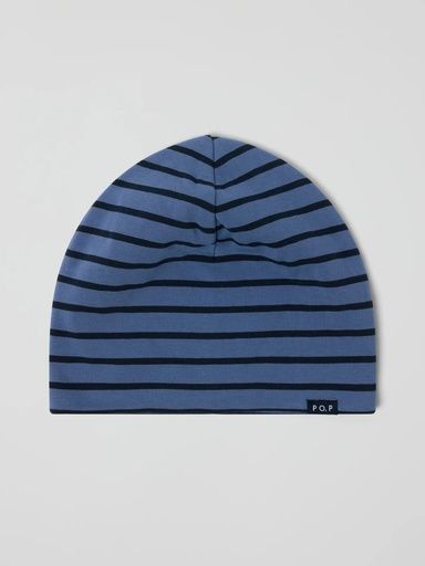 [01-38561.2] Kinder-Jerseymütze mit Fleecefutter (Blau, 48/50)