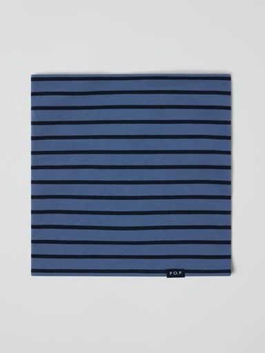 [01-38562.2] Schlauchschal mit Fleecefutter Bio-Baumwolle (Blau)