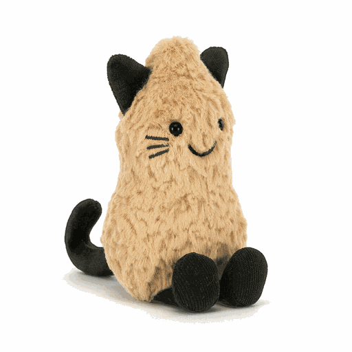 [01-39154.0] Plüsch-Erdnuss als Katze