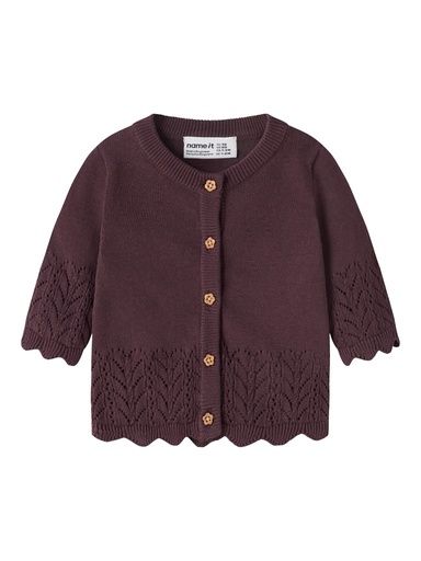 [01-39194.1] Baby Strickjacke (Bordeaux, 62)