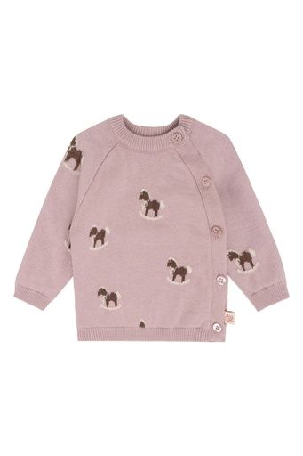 [01-39206.2] Baby Stickpullover Jacquard (Rosa, 56)
