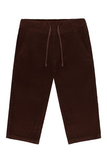 [01-39227.1] Bequeme Knaben Cordhosen mit Gummibund (Dunkelbraun, 116)