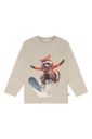 Knaben Langarmshirt Waschbär