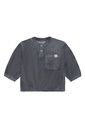 Weiches Velour Sweatshirt gestreift
