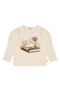 Mädchen Langarmshirt Katze