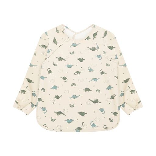 [01-39243.0] PU Essschürze Dino-Print Langarm