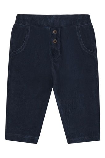 [01-39352.1] Baby Velours Hose (Dunkelblau, 62)