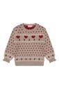 Mädchen Strickpullover Herzen