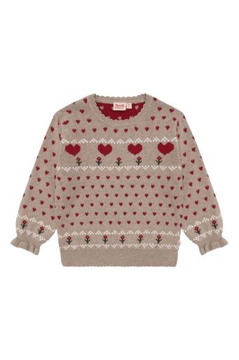[01-39365.1] Mädchen Strickpullover Herzen (92)
