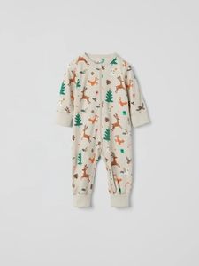 Baby-Pyjama mit Weihnachtsmotiv